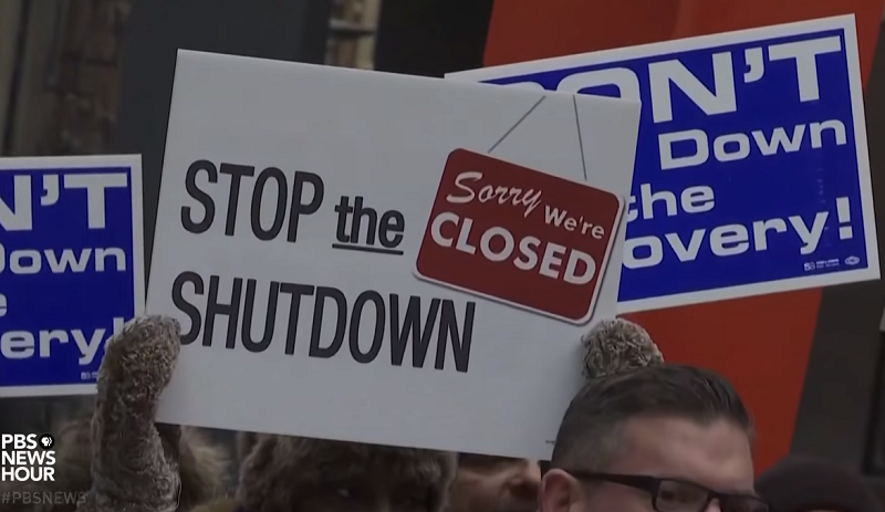 Student breakdown on the government shutdown