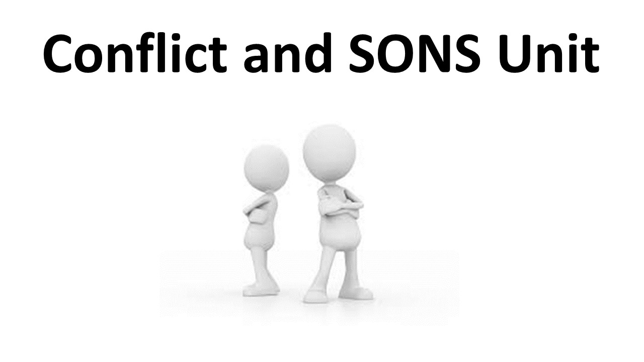 Conflict and SONS