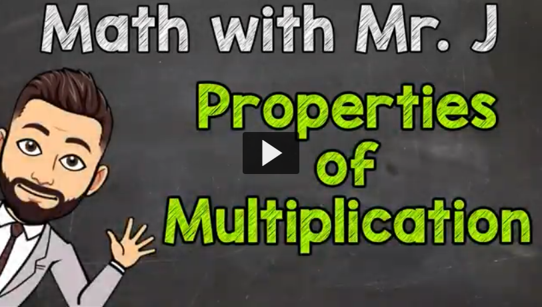 Multiplication Properties | Commutative, Associative, Identity, & Zero - Math with Mr. J.
