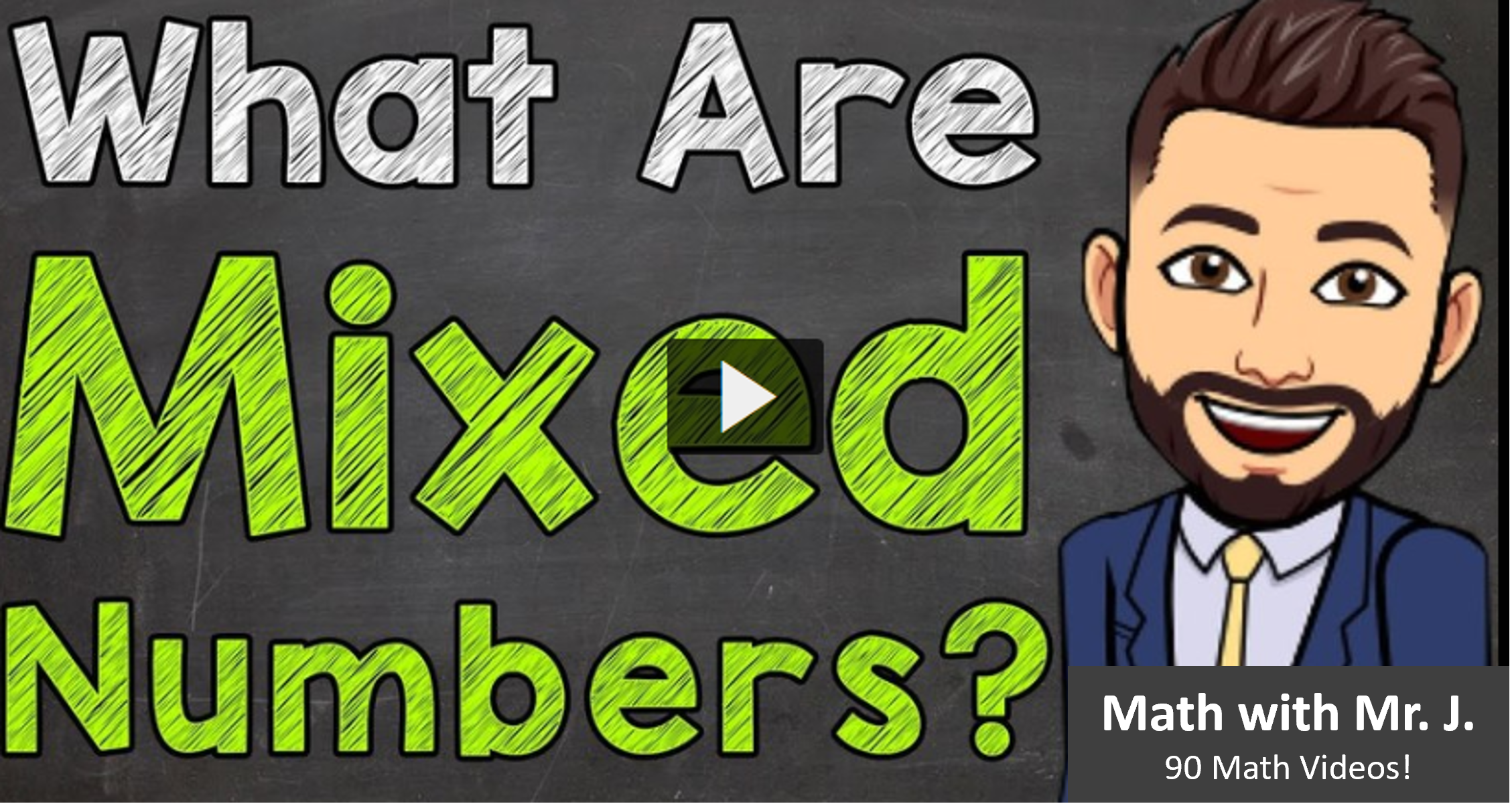Mixed Number Math Lesson Videos - 21 Shareable Videos
