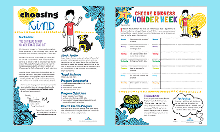 Choosing Kind: Language Arts Activities Inspired by the book Wonder 