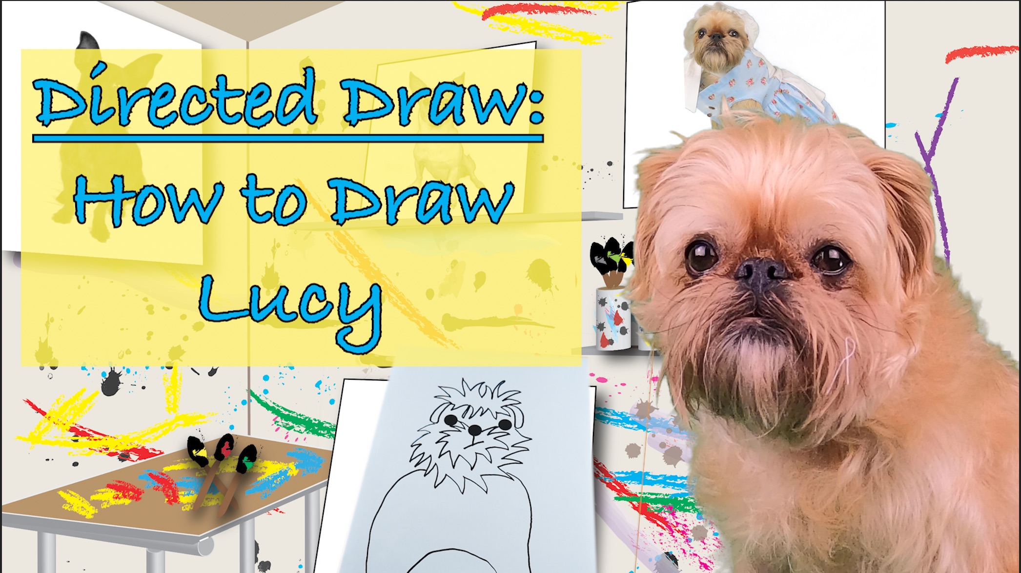 Directed Draw: How to Draw a Dog