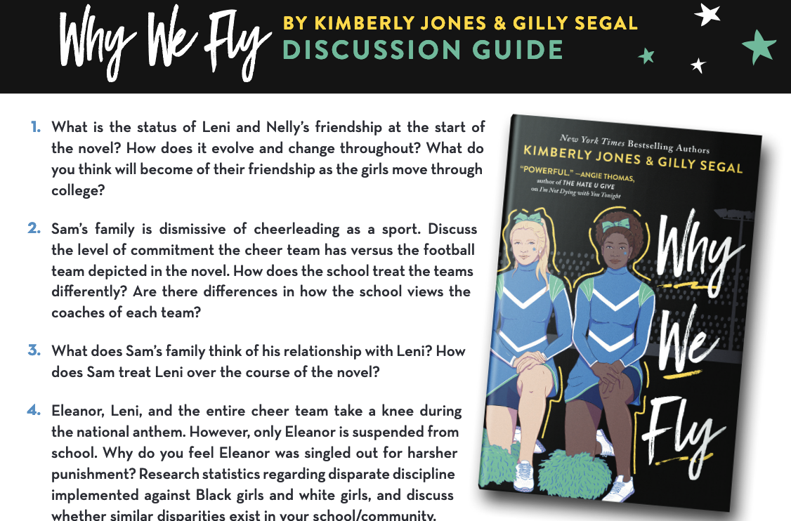 Why We Fly by Kimberly Jones and Gilly Segal Discussion Guide
