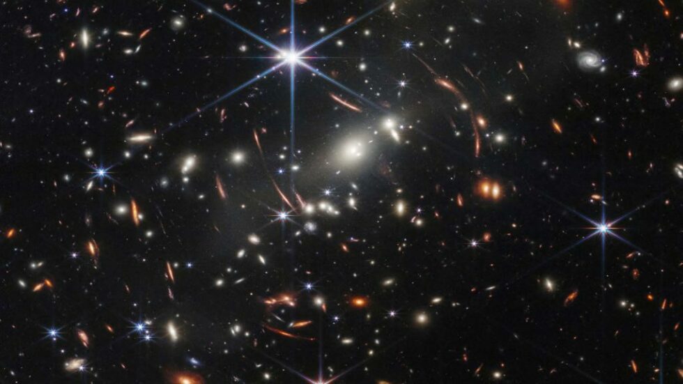 Image from NASA’s James Webb Space Telescope, a revolutionary apparatus designed to peer through the cosmos to the dawn of the universe, released July 12, 2022.