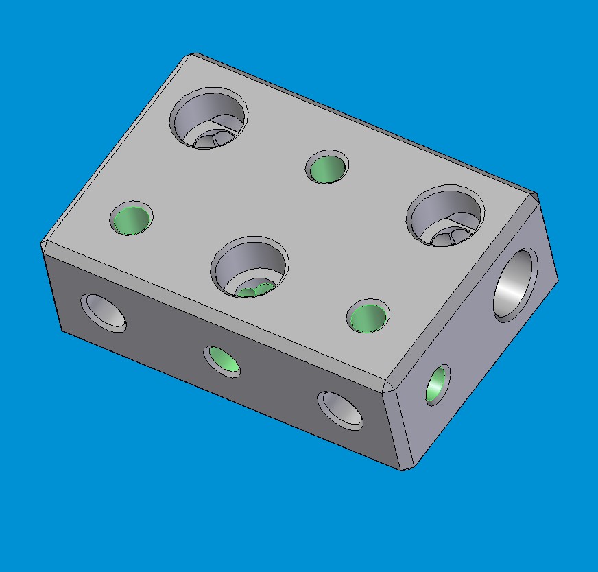 123 Block mechanical Blueprint machinist machining