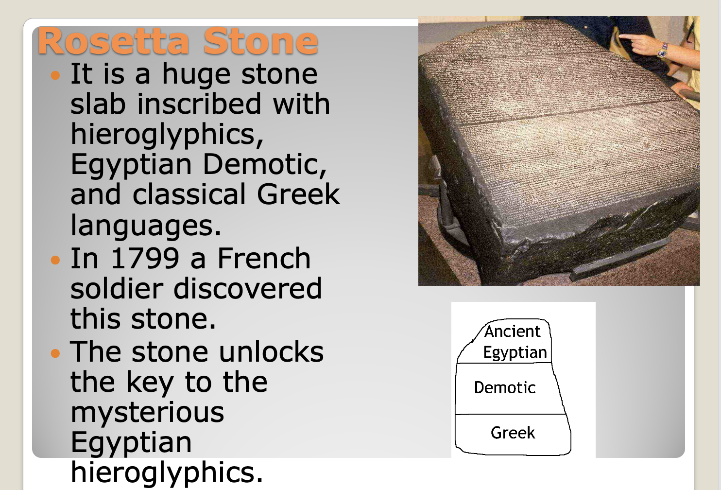 Ancient Egypt Achievements PowerPoint and Handout