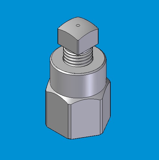 Planer Jack Hexagon Base Machining Blueprint