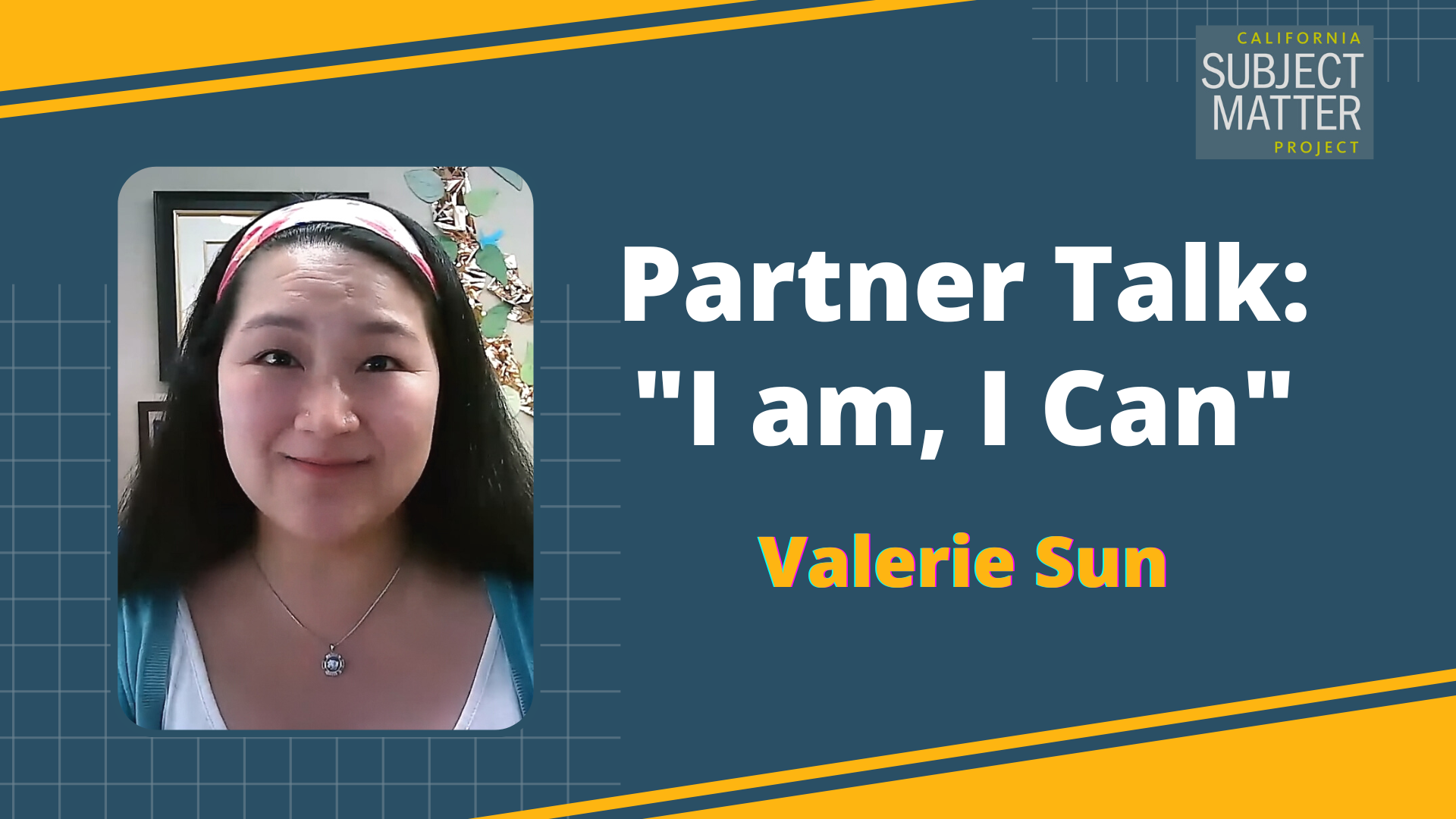Partner Talk: “I am, I Can”