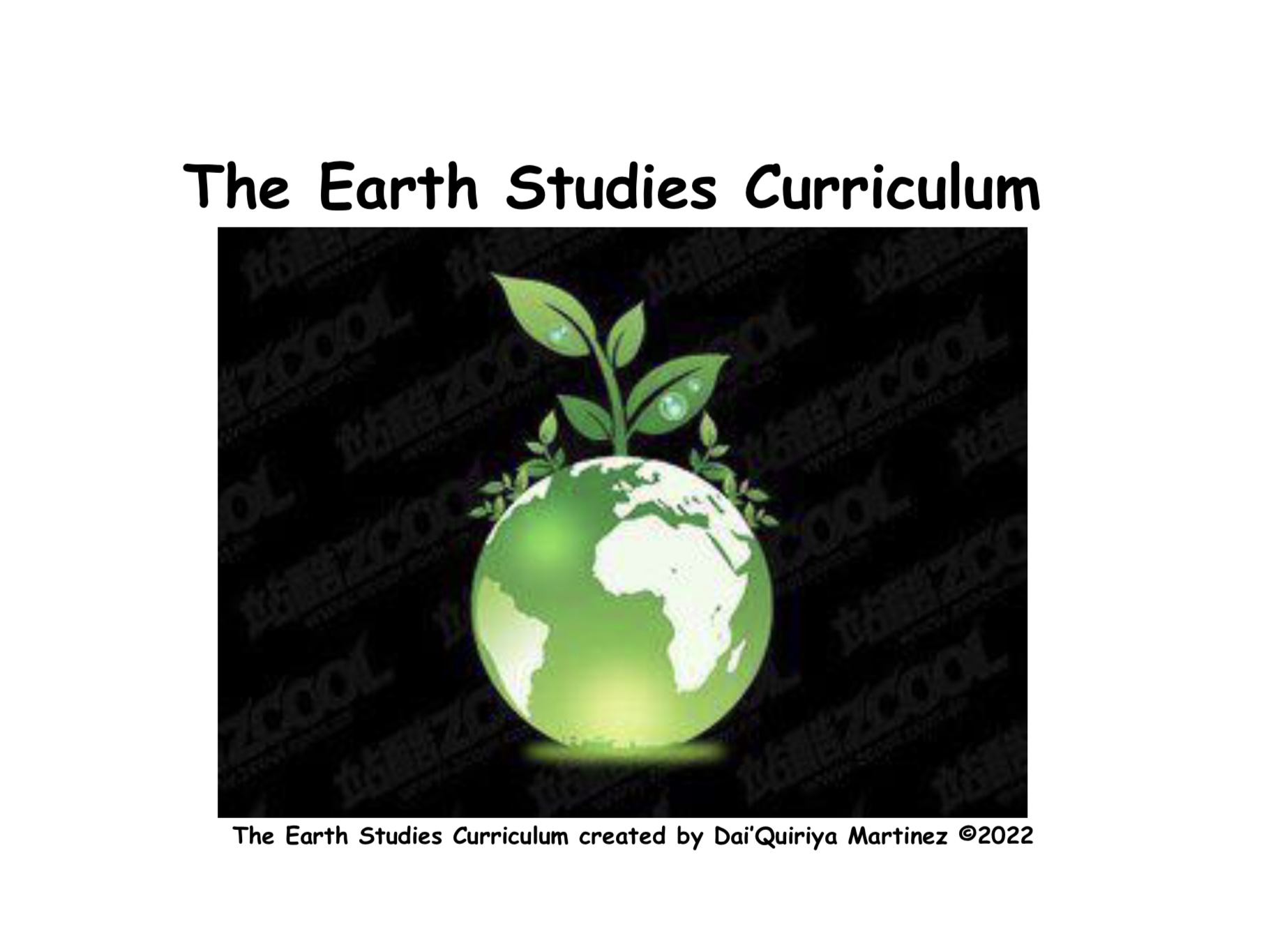 The Earth Studies Curriculum 