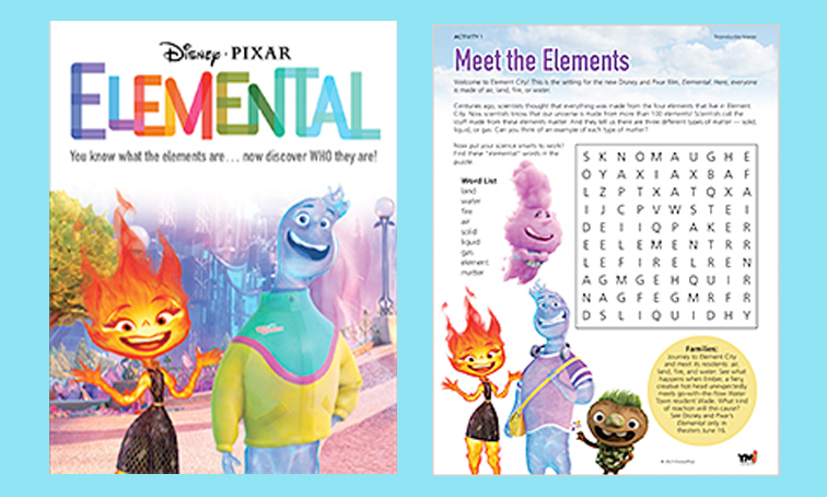 Science and ELA Activities Inspired by Disney and Pixar's Elemental