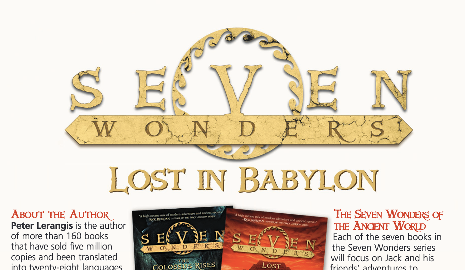 Seven Wonders - Lost in Babylon