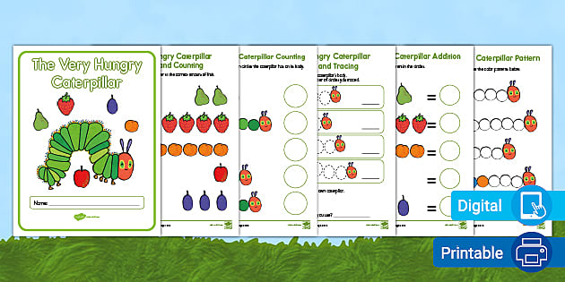 Math Booklet to Support Teaching on The Very Hungry Caterpillar