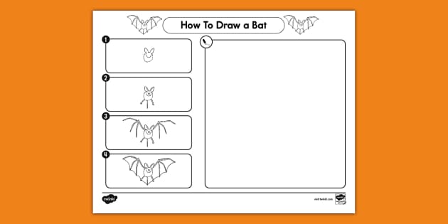 How To Draw a Bat Activity