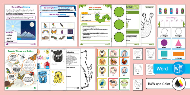 Parents Activity Pack for 3-5-Year-Olds