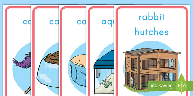 Pet Shop Dramatic Play Posters