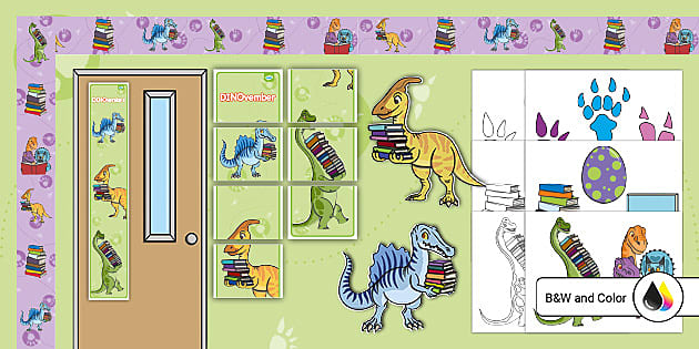 DINOvember Door Decorating Pack