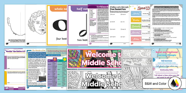 Middle School Teaching Pack