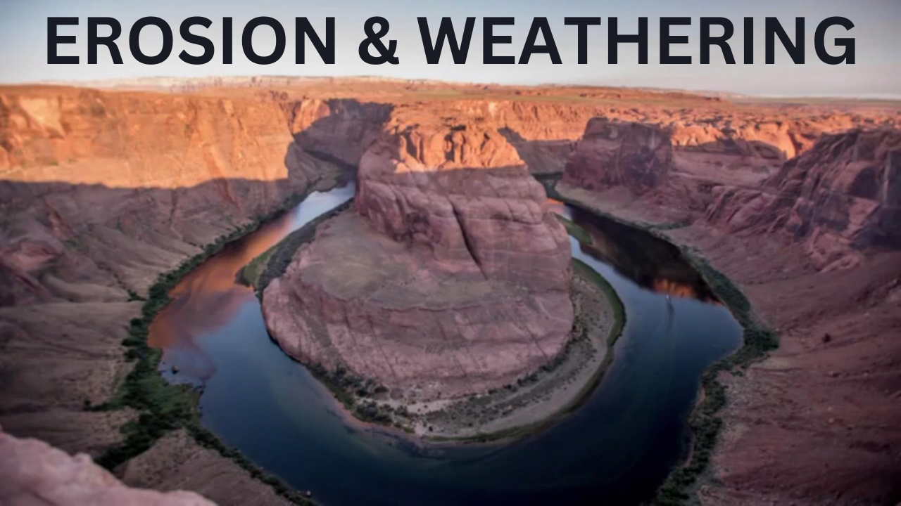 Intro to Erosion & Weathering. Video sheet, Google Forms, MS Forms, Blackboard, Canvas, Moodle & more (V2).