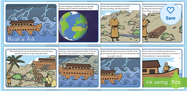 Noah's Ark Story Cards