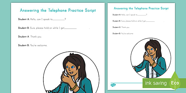 Answering the Phone Practice Activity