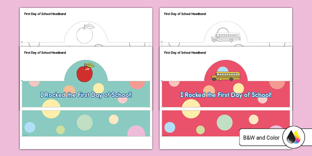 First Day of School Headbands