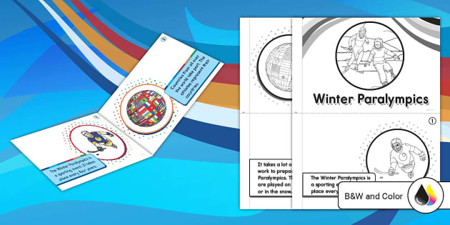 Winter Paralympics Printable Book