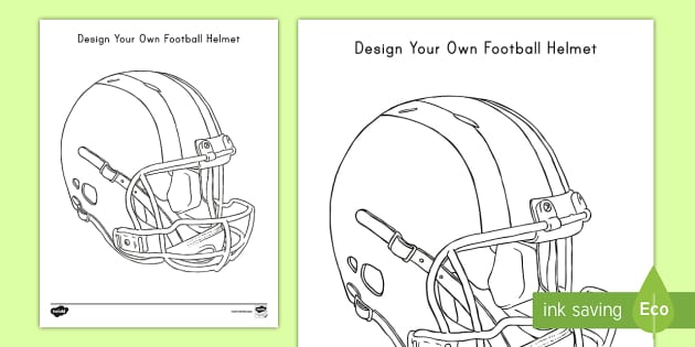 Design Your Own Football Helmet Activity