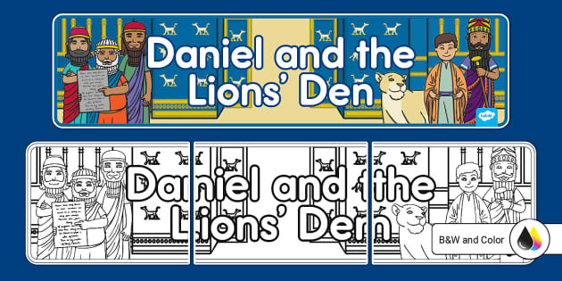 Daniel and the Lion's Den Banner