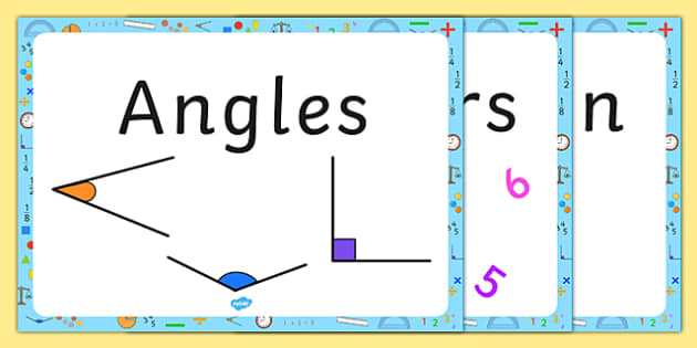 Math Area Display Posters