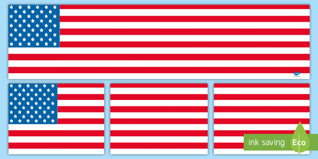 American Flag Diorama Background