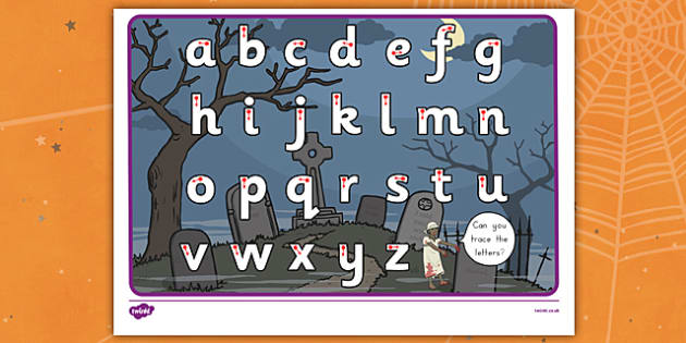 Halloween Themed Letter Writing Worksheet