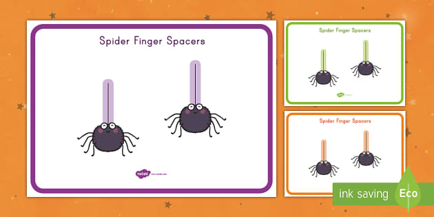 Finger Spacing Spiders