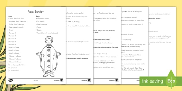 Palm Sunday Reader's Theater