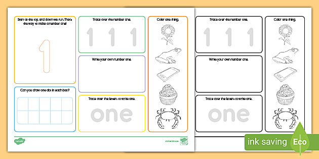 Number 1 Mat Activity