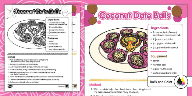 Diwali No-Bake Coconut Date Balls Recipe