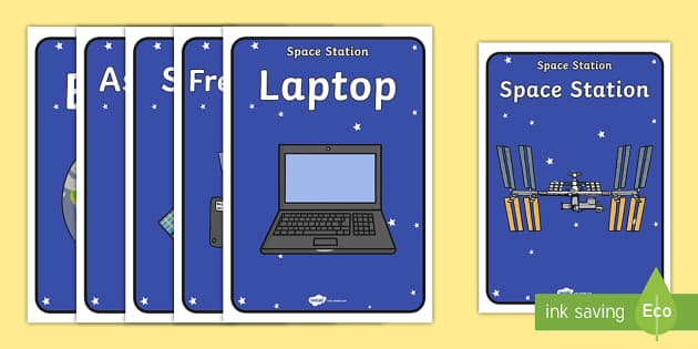 Space Station Dramatic Play Posters