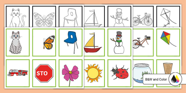 What's Missing? Picture Cards