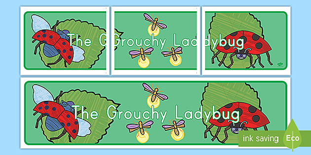 The Grouchy Ladybug Banner