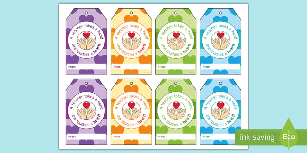 Teacher Appreciation – Gift Tags