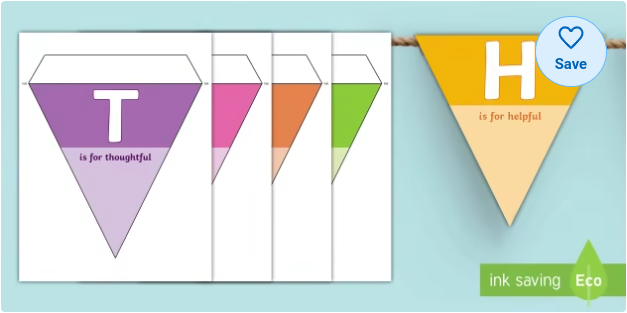 Teacher Acrostic Poem Bunting