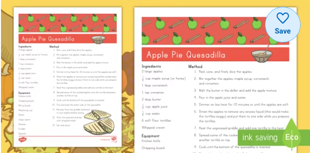Fall Apple Pie Quesadilla Recipe