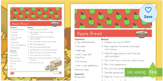 Fall Apple Bread Recipe
