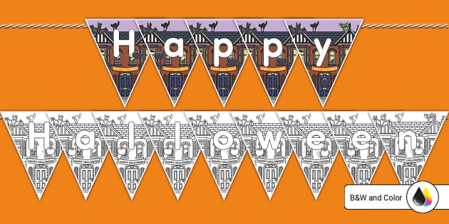 Happy Halloween Bunting