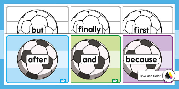 Conjunctions on Soccer Balls Posters