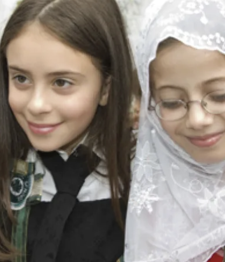 two students together