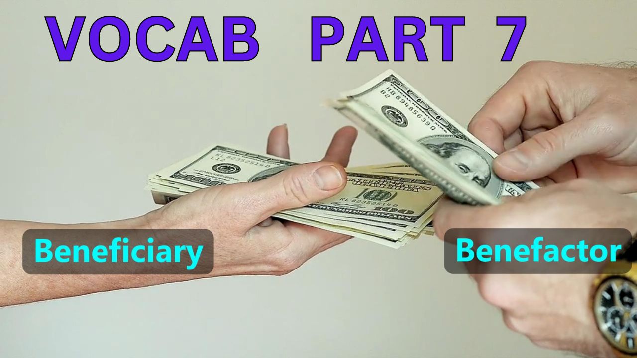 "Vocabulary Builder Part 7" Video sheet, Google Forms, Canvas & more V2