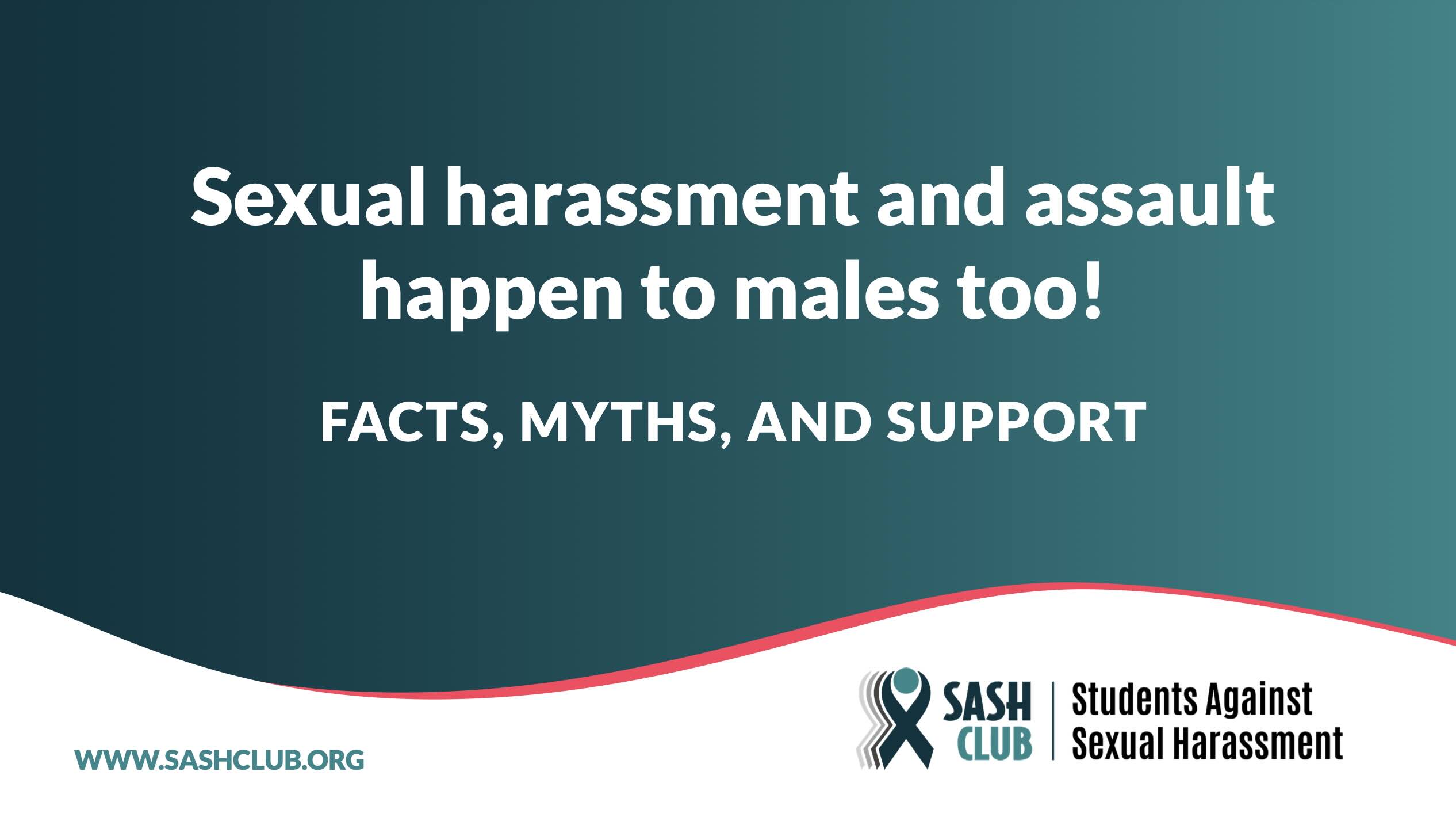Sexual harassment and assault happen to males too