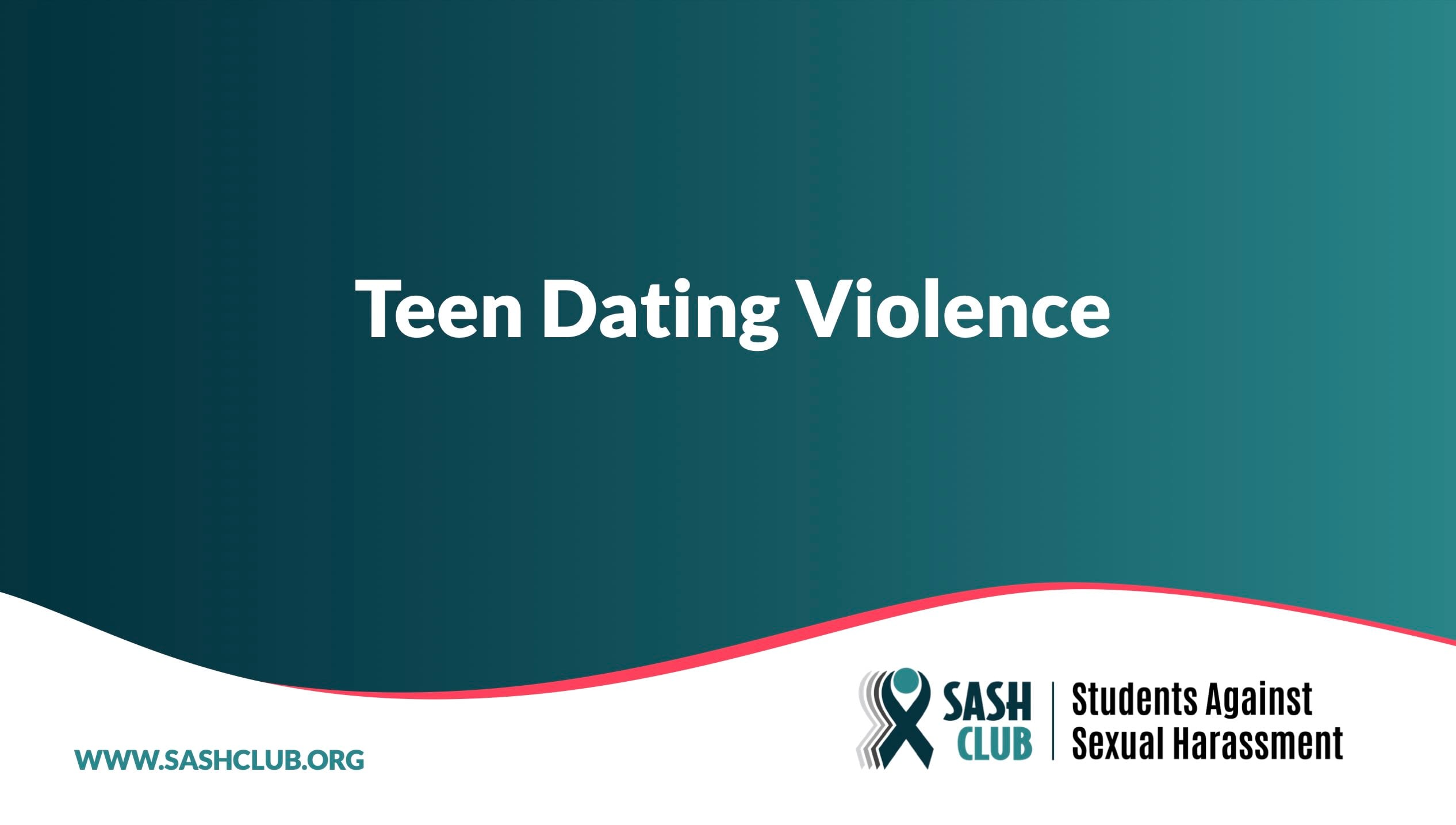Teen dating violence
