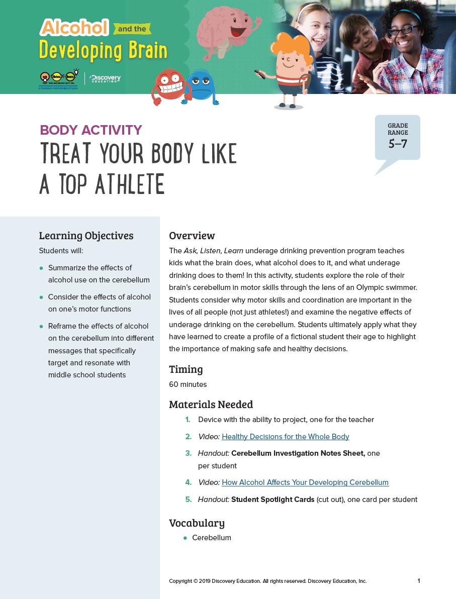 Body Activity: Treat Your Body Like a Top Athlete