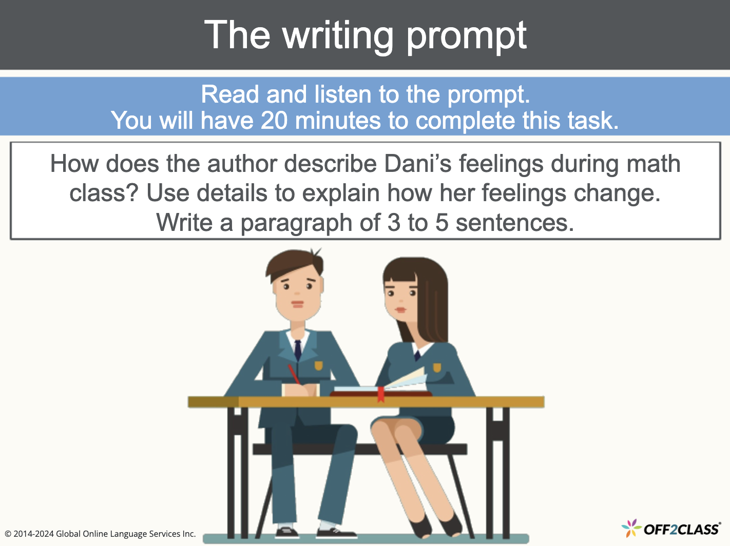 WIDA ACCESS Test Prep Lesson – Introduction to Writing